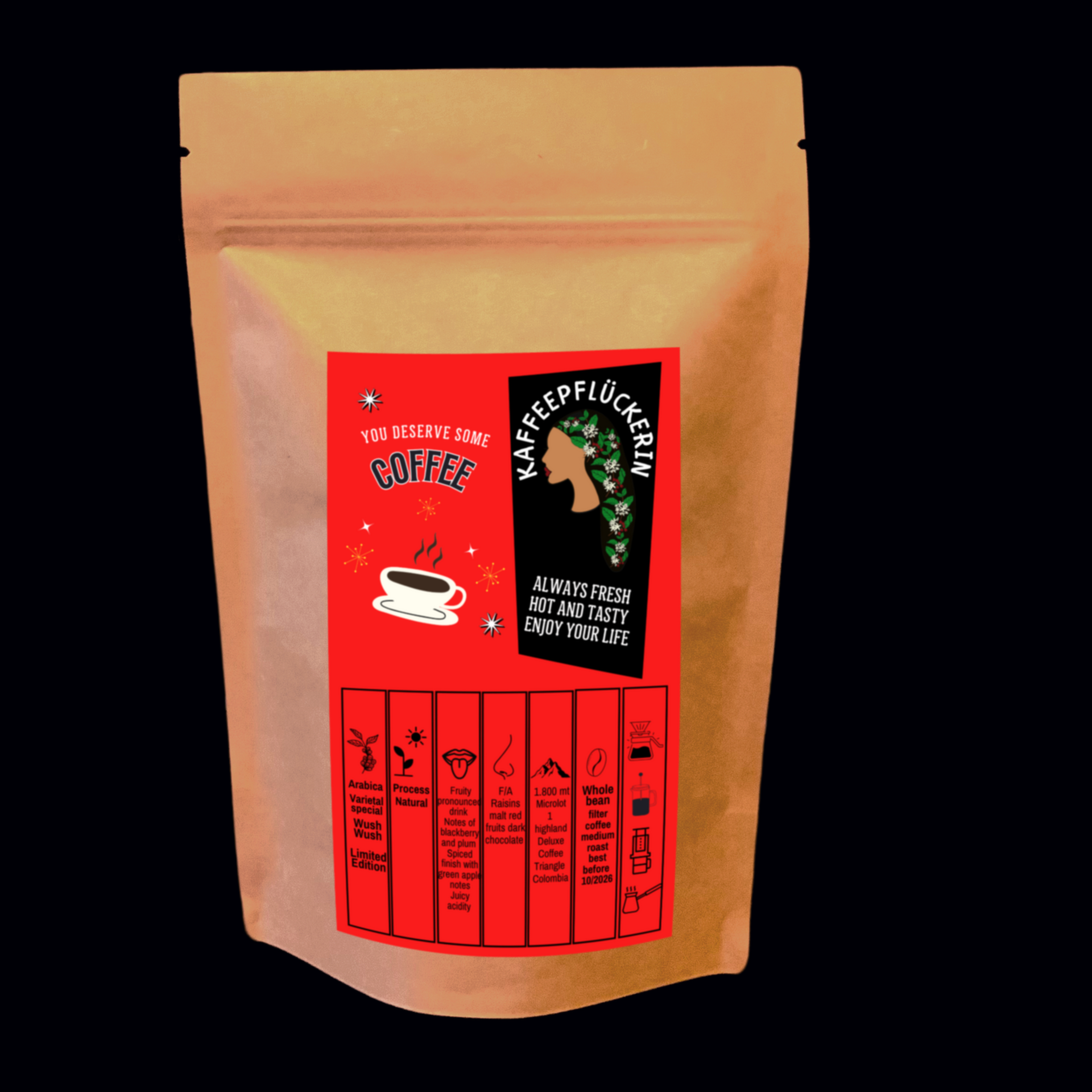 Colombian Wush Wush Coffee – Kaffeepflückerin